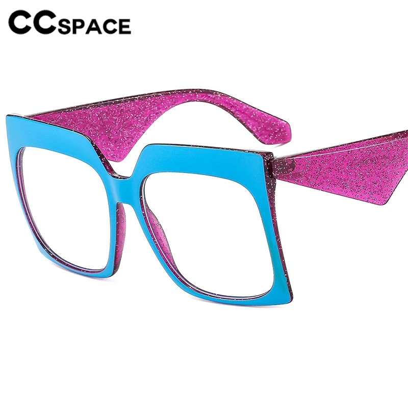 Trending Oversized Butterfly Glasses Frame 2024 New In Female Casual Colorful Eyeglass Big Size Clear Glasses 300460