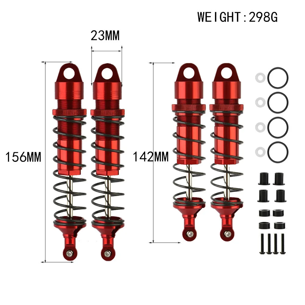 Ammortizzatori anteriori e posteriori in lega di alluminio TRAXXAS 1/8 Rc Car SLEDGE