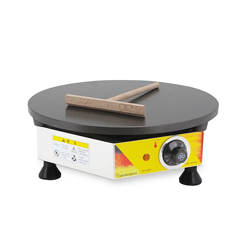 Commercial Electric Crepe Maker Heating Cooker Commercial Pancake Fruit Machine Non-stick Burritos Machine Crepe Machine