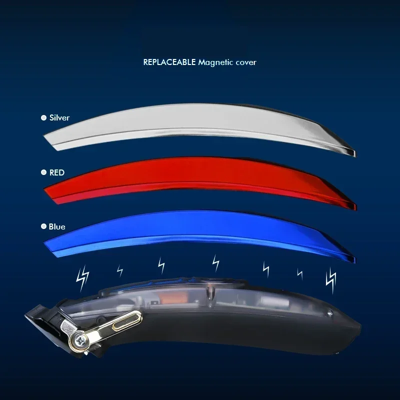 NG-9004 Peluquería inalámbrica Motor magnético Peluquería 10000RPM Nuevo 3 colores se pueden utilizar intercambiables para hombres