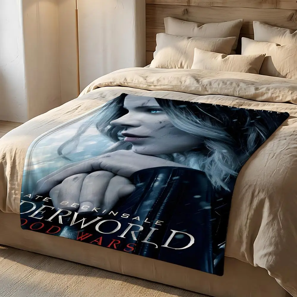 Movie Series Underworld Throw Short Plush Throw Blanket Soft Skin-Friendly Multi-Scene Home Office