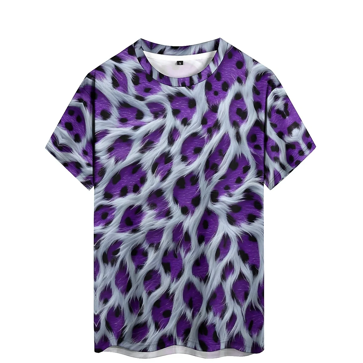 

Men's 3D Printed Short Sleeve T-Shirt - Diversified Fashion Rainbow Print, Party Graphic Tee