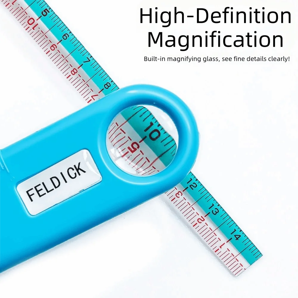 4 in 1 Needle Threader Built-In Magnifier Fast Pass Automatic Threader Ergonomic Design Multi-Functional Quick Threading Tool