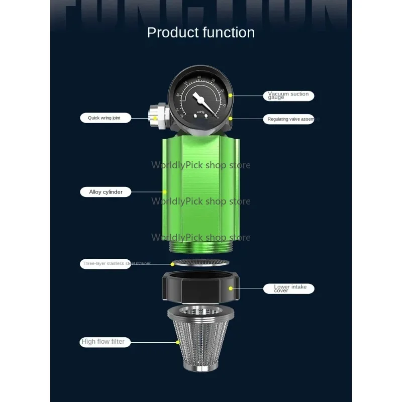 Car Turbo Booster Pump Secondary Intake Power Device Self Supercharged Accelerator for Enhanced Fuel Efficiency And Acceleration