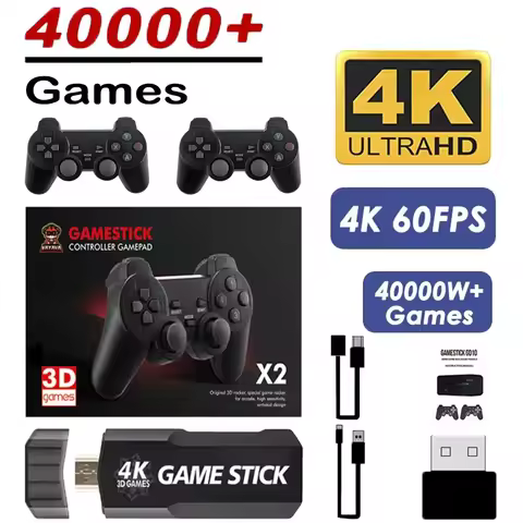 GD10 video Game Console 2.4G Dual Handle Portable For PSP PS1 N64 4K HD Output Low Latency TV Game Stick Retro Game Console