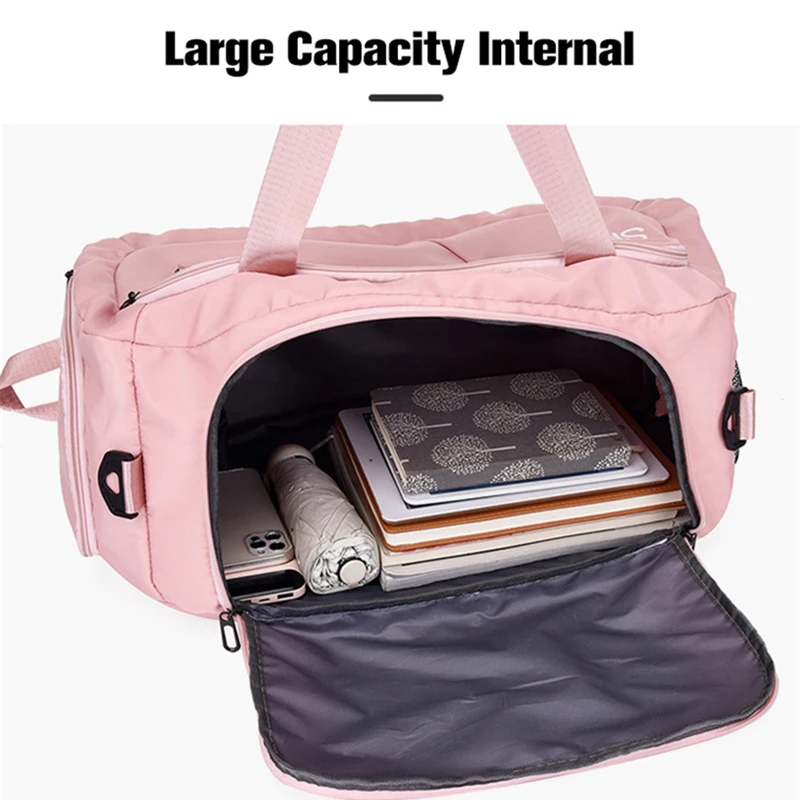 Fitness Gym Bag Travel Backpack Women Shoulder Bags Outdoor Yoga Bag Training Luggage Bag Crossbody Dry Wet Weekender Duffel