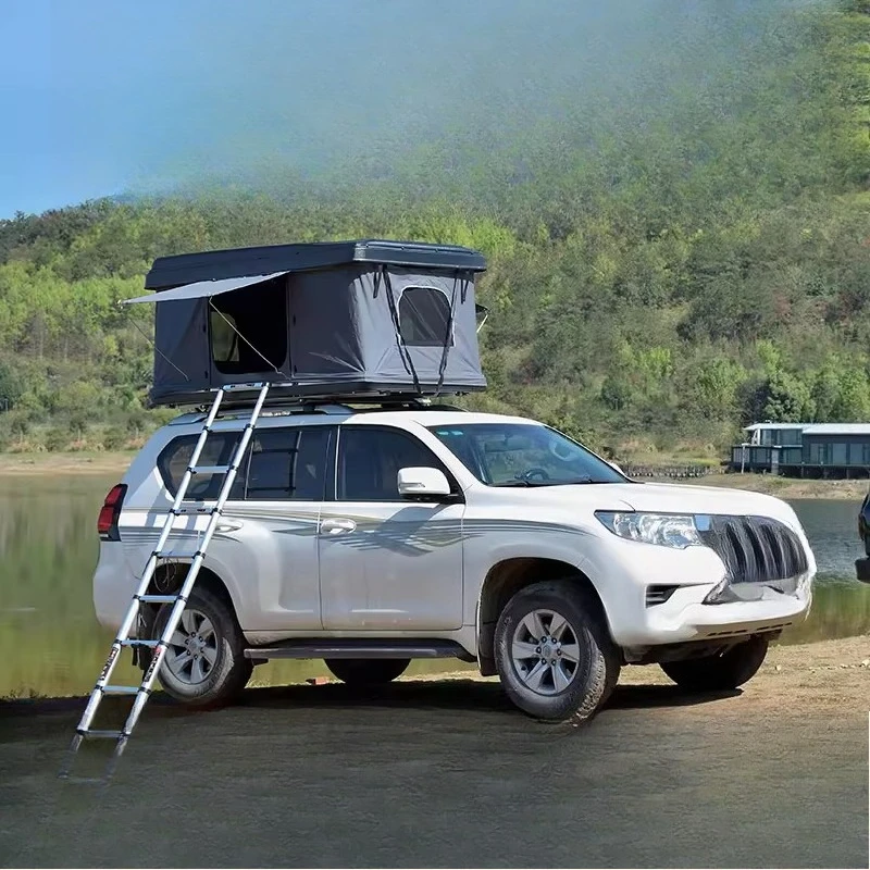

Fully automatic outdoor car self-driving tour off-road hard shell top ultra-thin camping aluminum alloy helicopter car roof tent