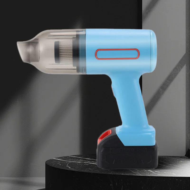 새로운 무선 진공청소기, 블로우 흡입 겸용 차량용 진공청소기, 9000PA 휴대용 진공청소기