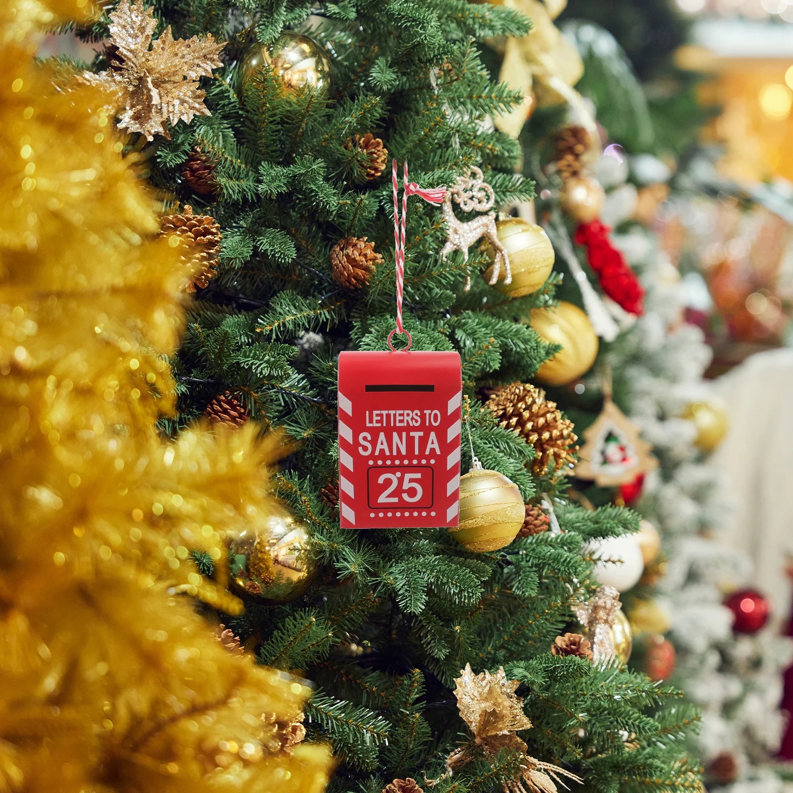 

Xmas Tree Pendant Decoration Indoor Outdoor Scene Layout Supplies Christmas Party Home Crafts Long Service Life Delicate Details