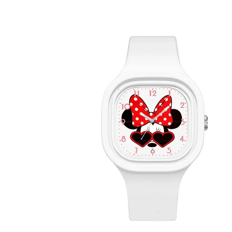 Disney mickey minnie kinder uhren jungen reloj inteli gente para niños smart watch niña digitaluhr часы hochwertiges silikon