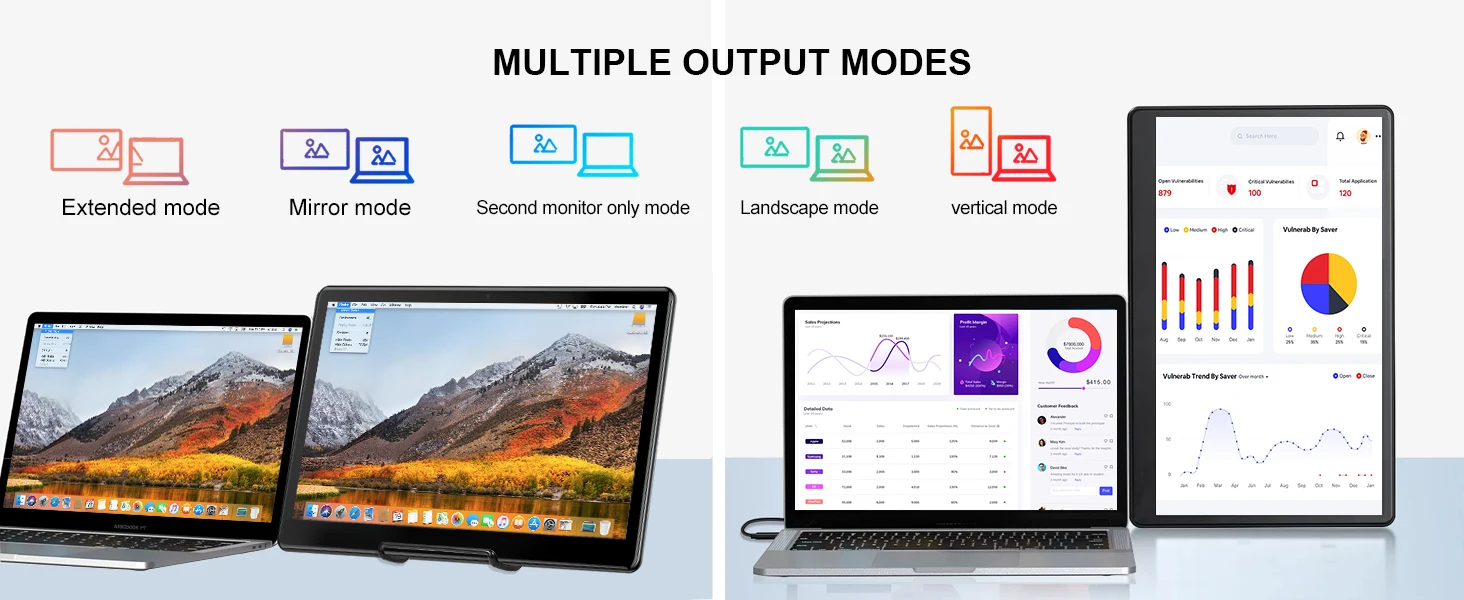 UPERFECT 15.6 Portable Monitors 1080P Touch Screen Gaming Displays 60Hz IPS Monitors For PS5/4/3 Switch Laptop PC Mac Xbox
