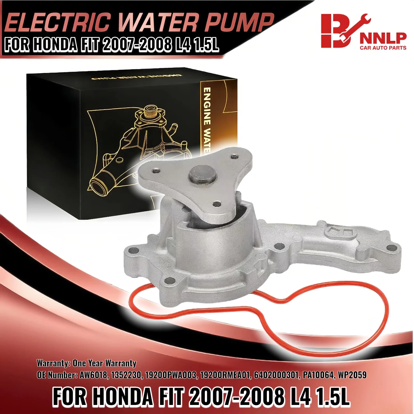 Bomba de agua del motor de repuesto para Honda Fit L4 1.5L 2007-2008 |   Números de pieza 1352230 6402000301 AW6018