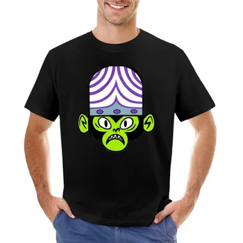 Mojo JoJo 파워 퍼프 티셔츠, 만화 빈티지 애니메이션 의류, 짧은 티셔츠, 남성 디자이너 의류, 여름