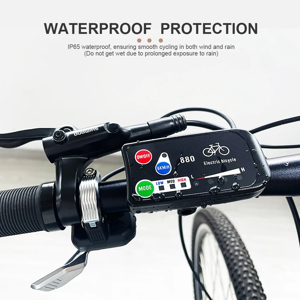 

Ebike Display 24V36V48V KT LED880 Display Electric Bike KT Intelligent Control Panel Display for Electric Bicycle Conversion Kit