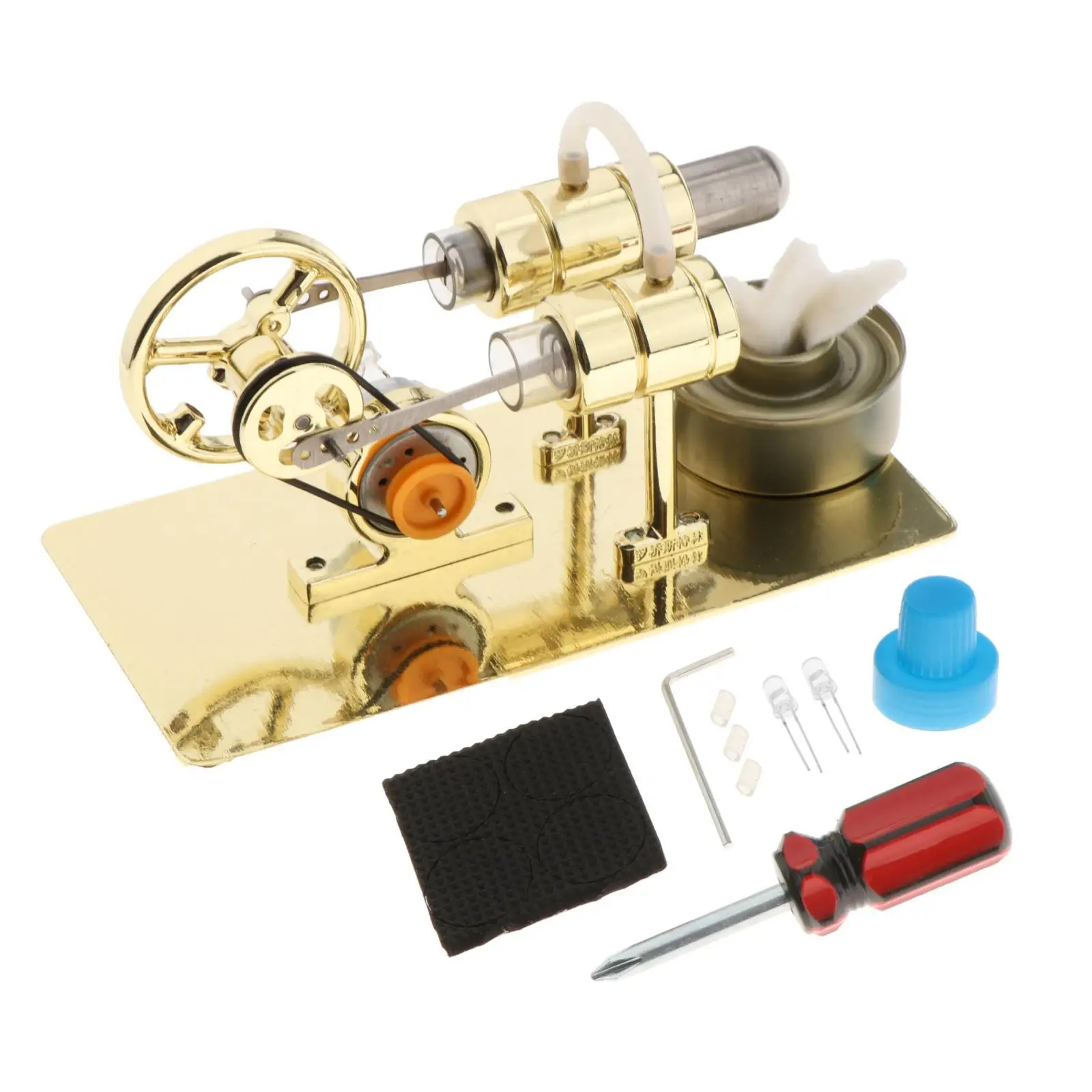 Mini Hot Air Engine Motor Model Educational Steam Heat Education