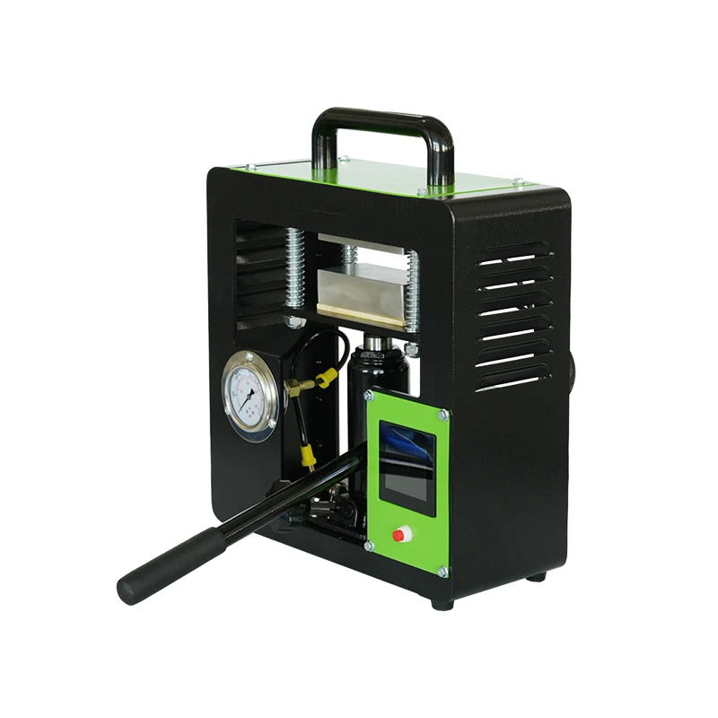 New Portable Manual 8 Ton Hydraulic Essential Oil Coffee Grinding Heat Press Machine Metal Manual Coffee Grinder Heat Press