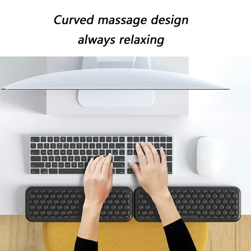 CORA Keyboards Wrist Rest Comfortable Memory Foam Wrist Rest Desk Pad Replacement for Computer Laptop Gaming Office Mouse