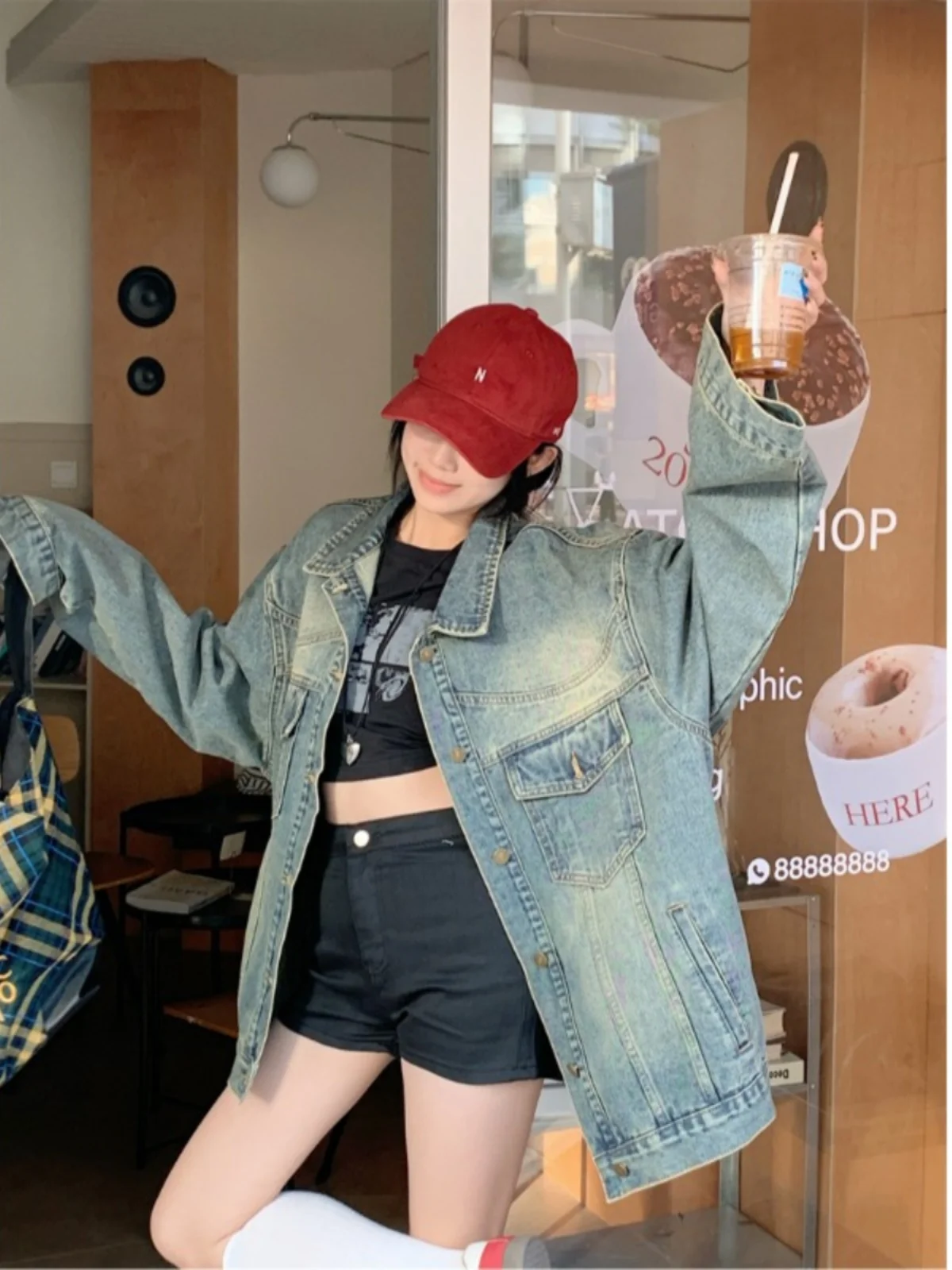 

Женские короткие стеганые куртки, уличная женская верхняя одежда, пальто, укороченное женское пальто на молнии, серое, бежевое, кожаное, модное, с отложным воротником Y2K