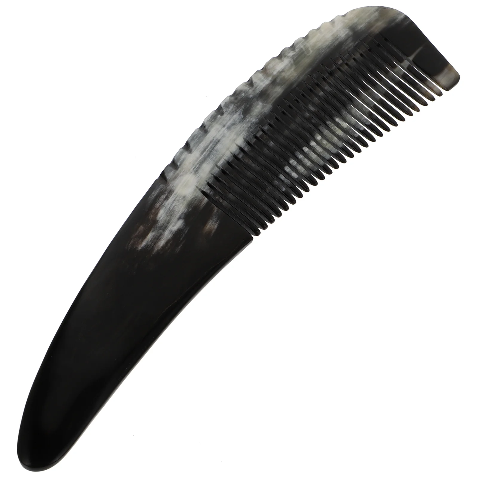 Horn Massage Comb Hair with Natural Grain Home Household Scraping Horns Styling Travel Hairbrush