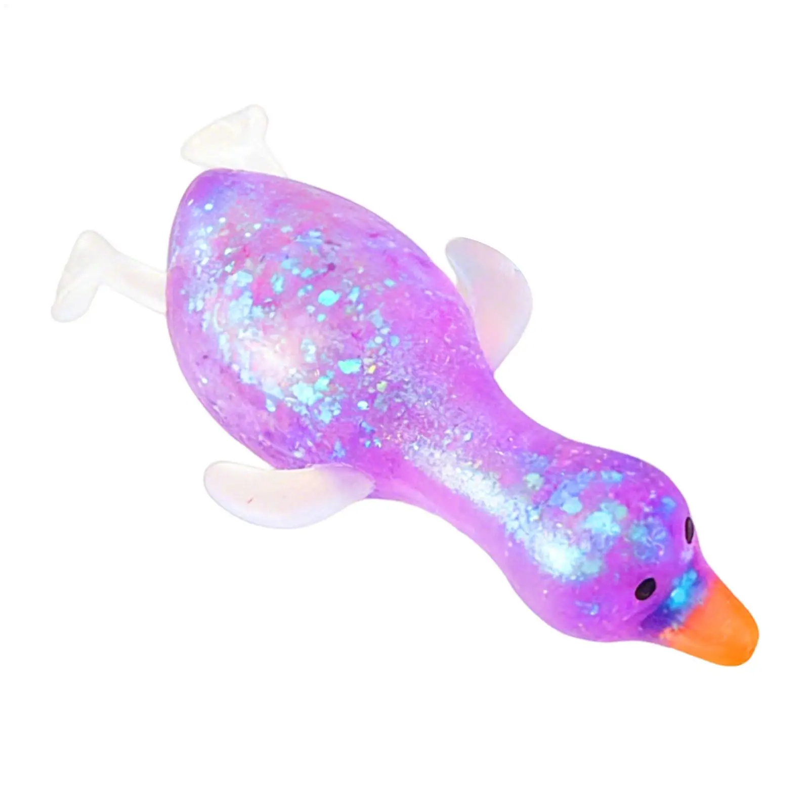 Slow-Rising Duck Squeeze Stress Ball, Soft Sensory Fidget Toy For Adults Kids, Portable Decompress Animal Shape For Home Office