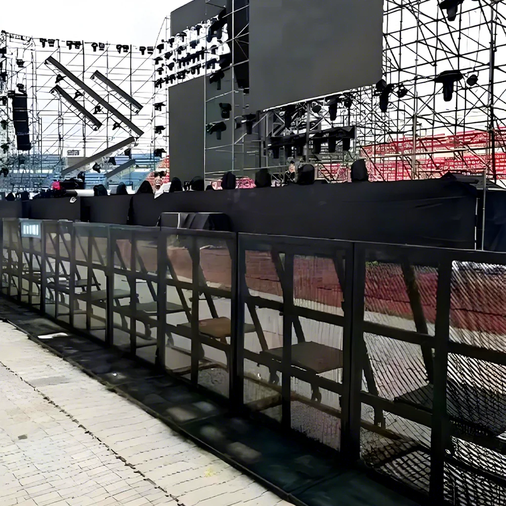 【Wholesale Price】Direct Factory Price Galvanized Powder Coated Interlocking Barrier Easy Assembly Disassembly Temporary Crowd Co