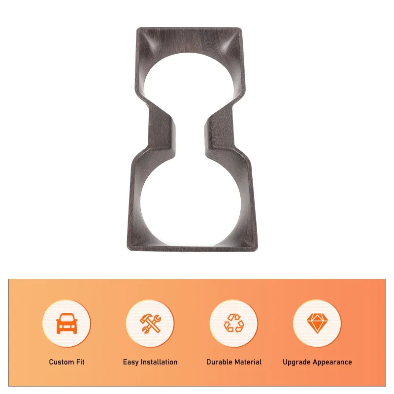 ل 2025 + لاند روفر المدافع مركز وحدة التحكم حامل الكأس الإطار المشروبات حامل الكأس لوحة الكسوة ABS اكسسوارات السيارات