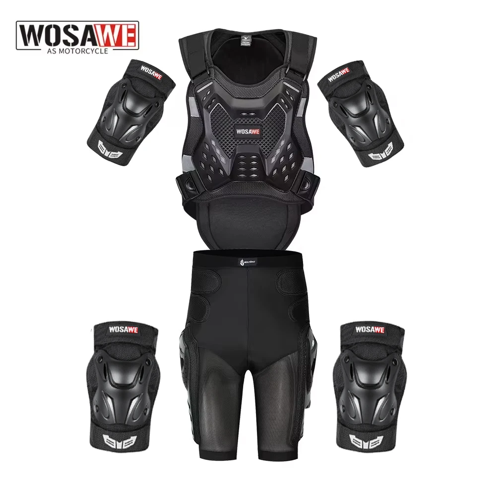 WOSAWE Motorcycle Jacket Racing Armor Protector ATV Motocross Body Protection Jacket Clothing Protective Gear