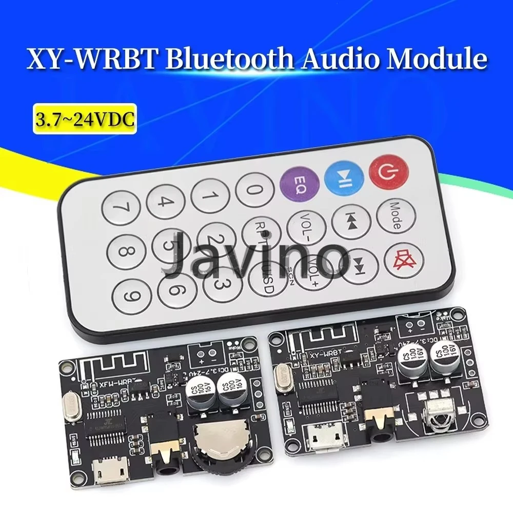 XYWRBT Bluetooth5.0 Stereo Audio Decoder Module Wide Voltage 3.7-24V 3.5mm Audio Output For DIY Speaker Amplifier
