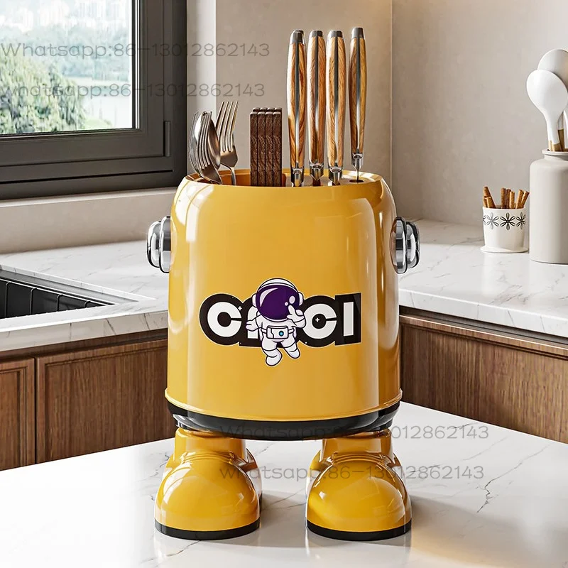 Household countertop rack Kitchen multi-functional chopsticks integrated storage rack Creative chopstick cage