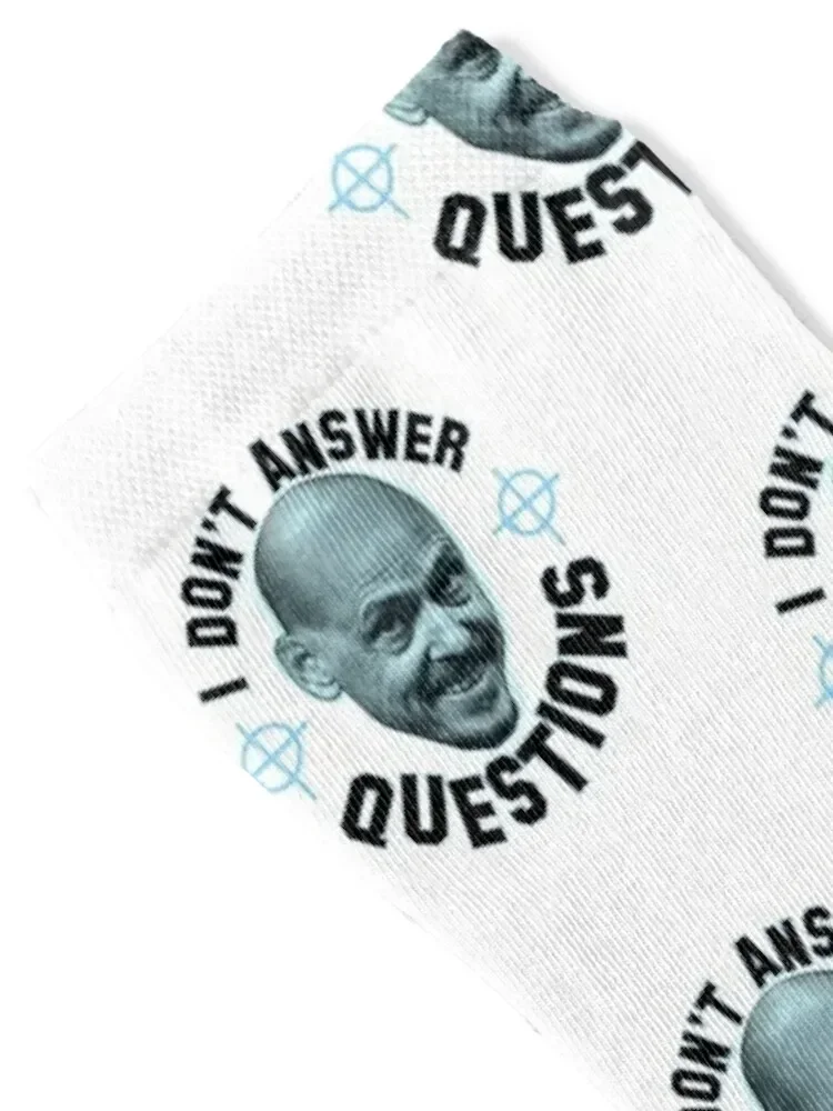 I Don't Answer Questions smile Socks fashionable short Socks Male Women's