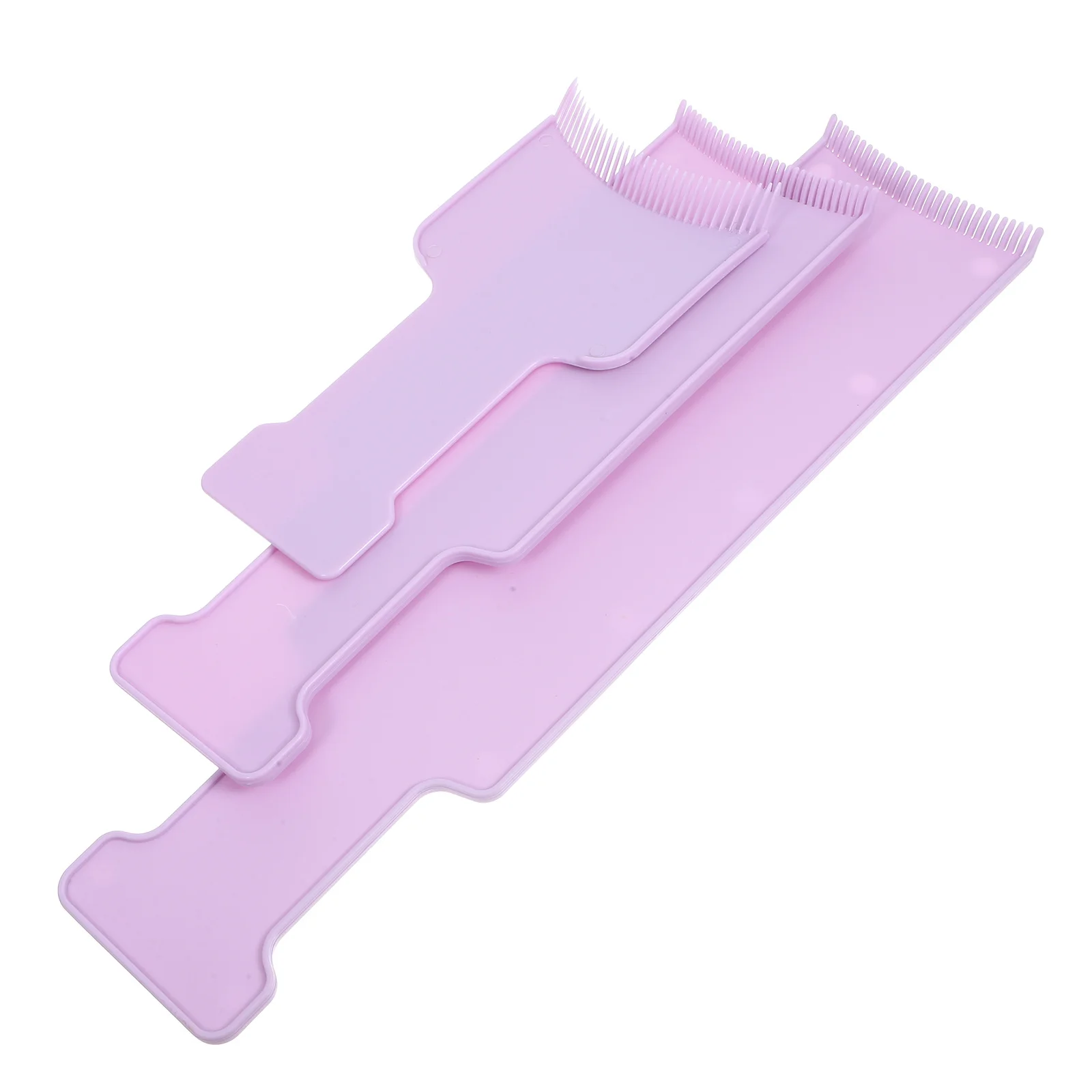 

3Pcs Hair Dye Board Kit Portable Coloring Paddle Tools for Accurate Foiling Long Hair Styling Professionals Coloring Board