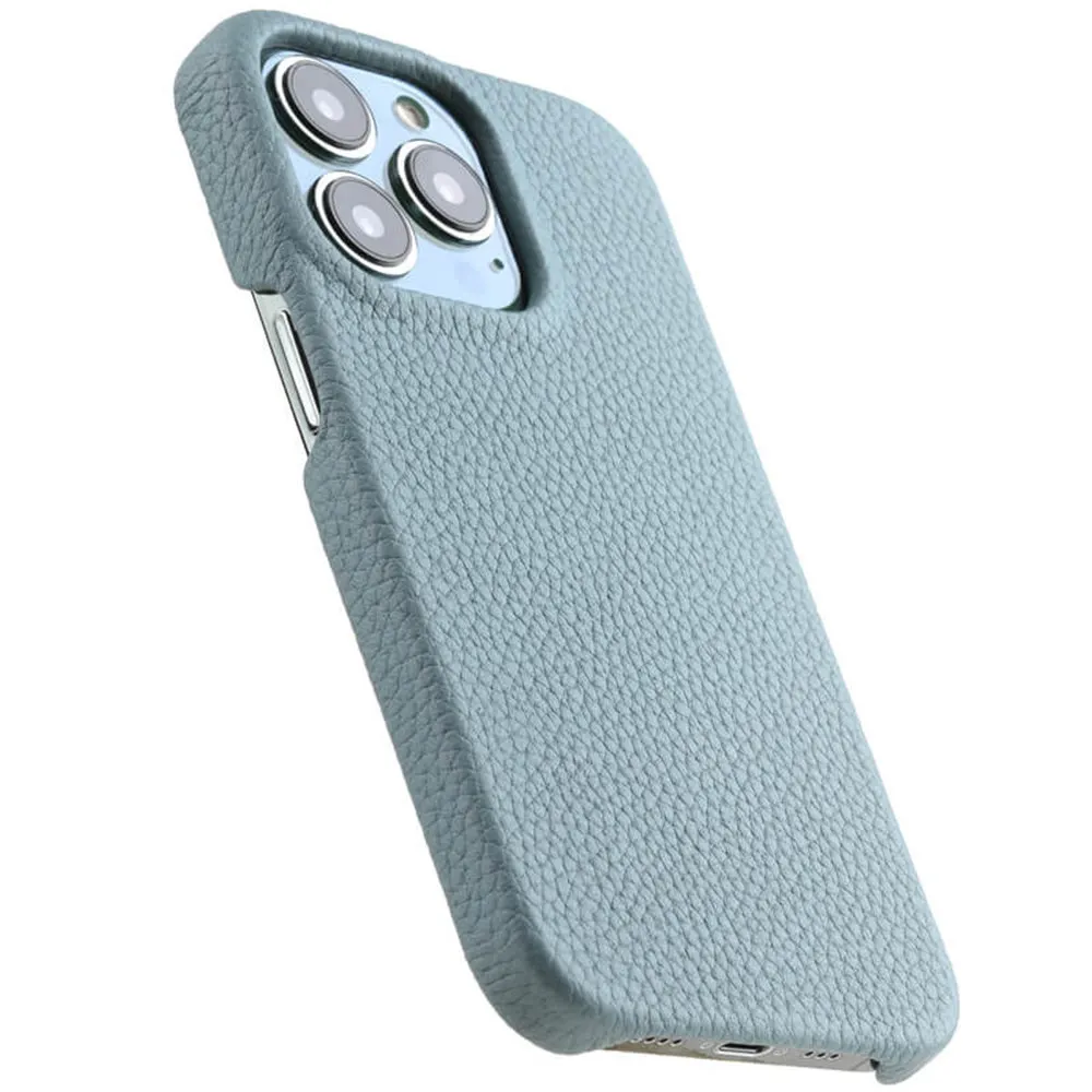 Genuine Cowhide Leather Wireless Charging Slim Case for iPhone 16 Pro Max 15 14 Magnetic Cover