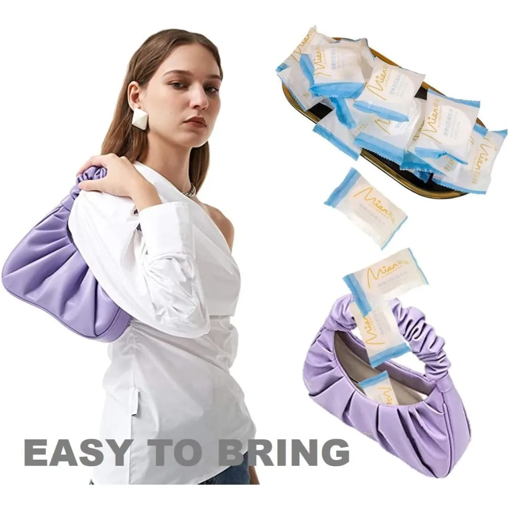 Extra Large and Thick Pure Cotton Disposable Washcloths for Travel 12 Pack of Soft Highly Absorbent Fast Drying Portable Towels Reusable Face Body Cleaning Cloths for Camping Hiking Backpacking Gym Hotel Baby Care Eco view 4
