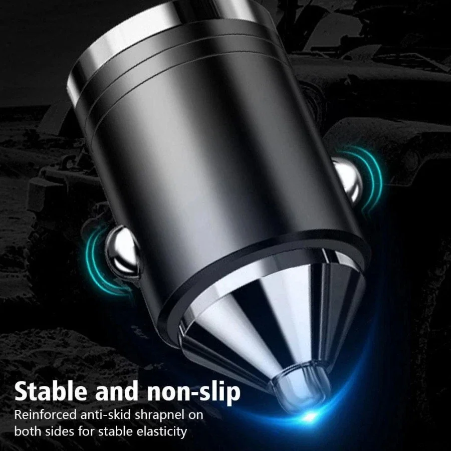 Ładowarka samochodowa 100W z 2 portami USB Super Fast, adapter USB typu C PD30W, mini ładowarka samochodowa szybkiego ładowania dla iPhone 17 16 Pro i Samsung