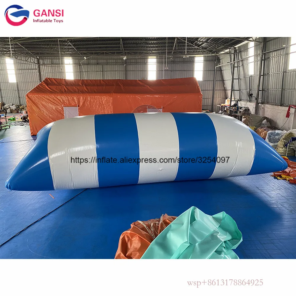 Lake Jumping Pillow Inflatable Water Catapult Blob PVC Inflatable Water Jumping Bag