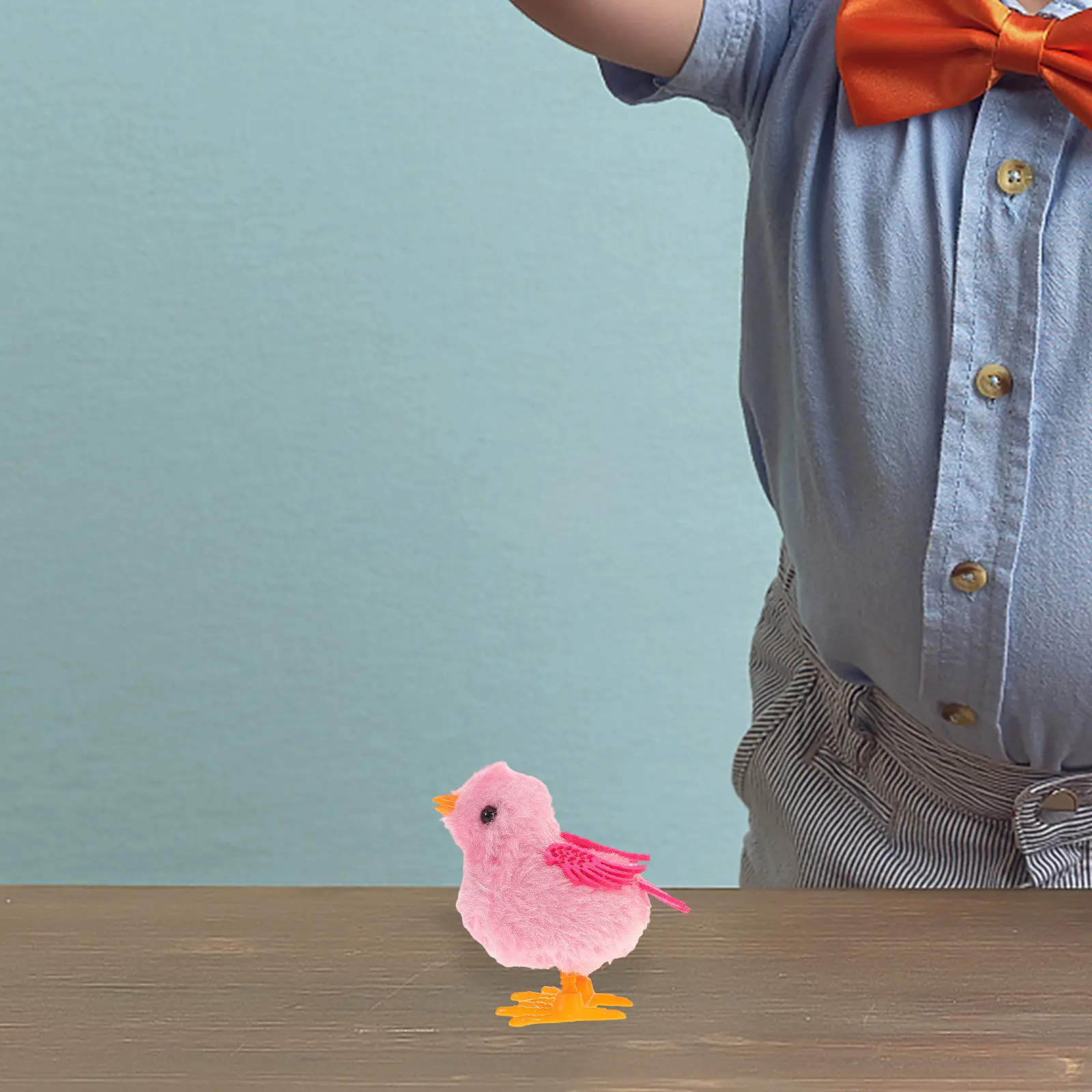 

5Pcs Wind Up Chicken Cute Jumping Chicks Interactive Play Party Favor Classroom Prize Goodie Bag Supplies Chicken Walking Toy