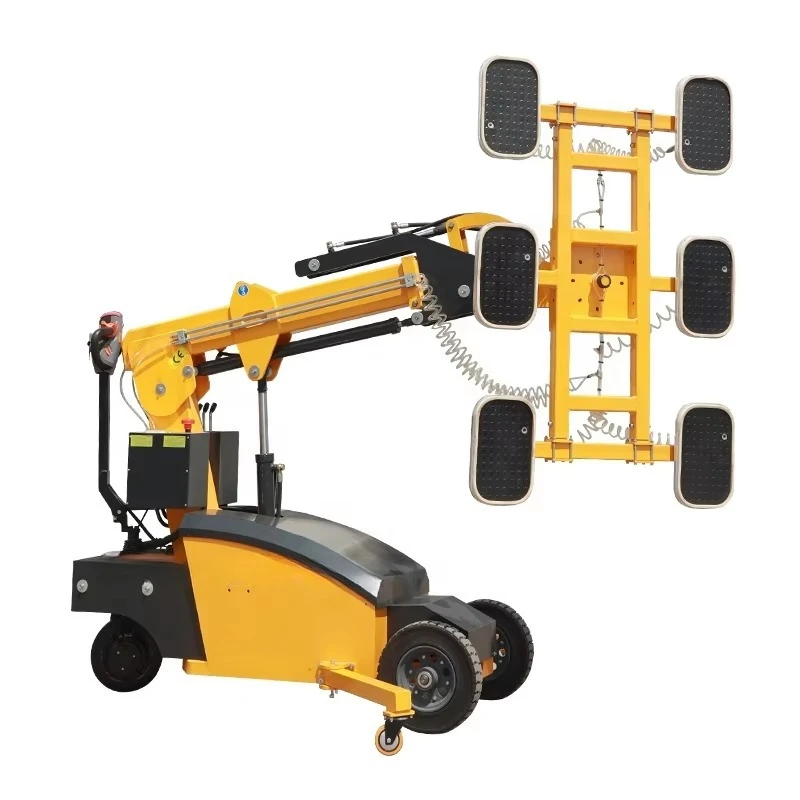 Glass Steel Marble Installation Vacuum Lifter  Electric Moving Lifting Robot Vacuum Glass Lifter for Sale