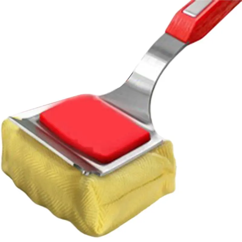 

B08B-For Outdoor BBQ Cleaner Brush With Scraper, Grill Brush Bristle Free, Steam Grill Cleaning Brush, Extended Handle