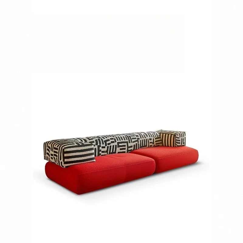 

Creative graffiti lines, high-end artistic aesthetics, fabric sofa, Italian minimalist furniture