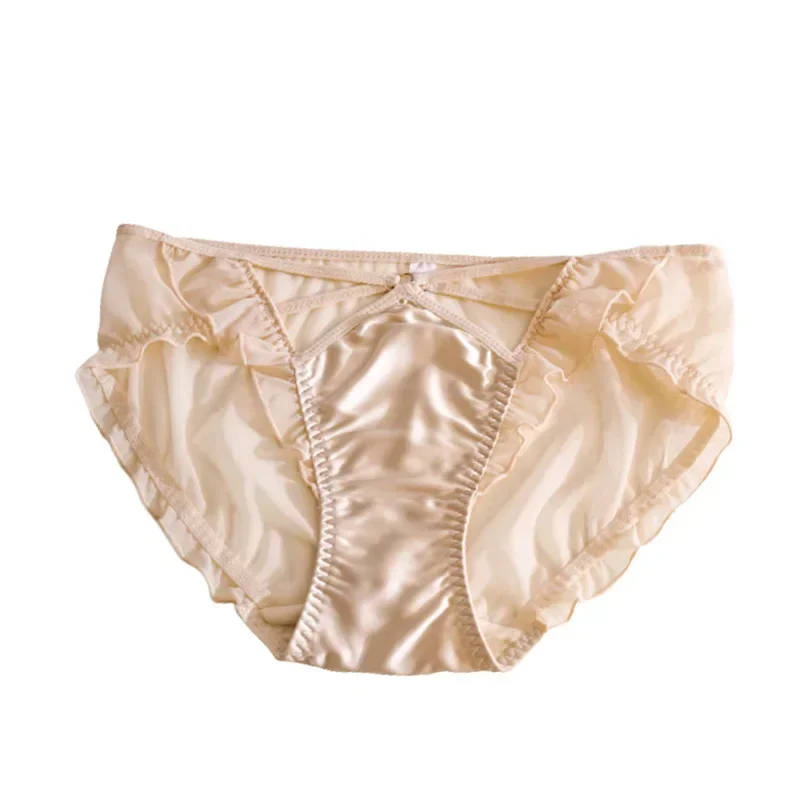 Ropa interior Sexy de tentación transparente para mujer, Tanga de encaje con entrepierna hueca de algodón, bragas de cintura baja con flores, ropa interior de realce de glúteos