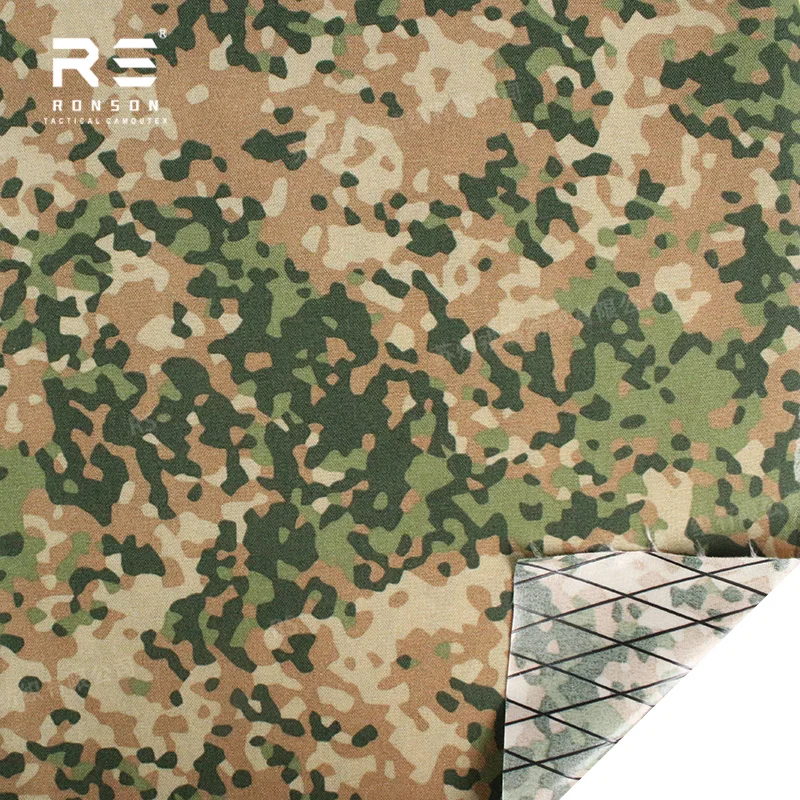 

M19 NFP-Multi Netherlands Fractal Pattern Camouflage 500D Nylon oxford X-PAC light weight fabric for outdoor backpacks by RONSON