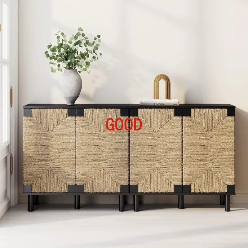 

Accent Storage Boho Modern Free Buffet Sideboard Cabinet