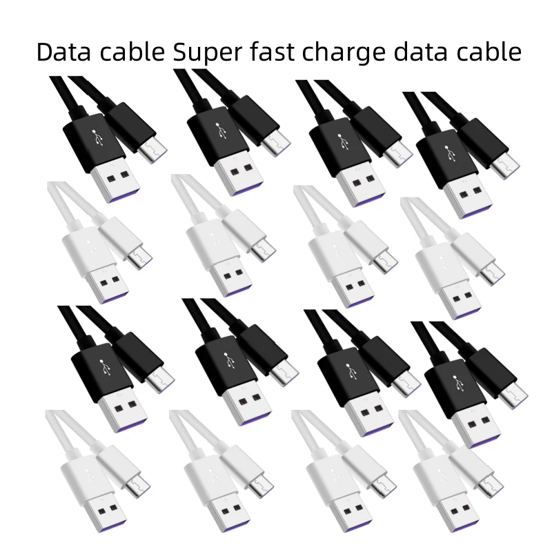 5/3/1pcs Type-C Data Line Super Fast Charge Data Line 5a Data Line For Huawei Millet Charging Cable