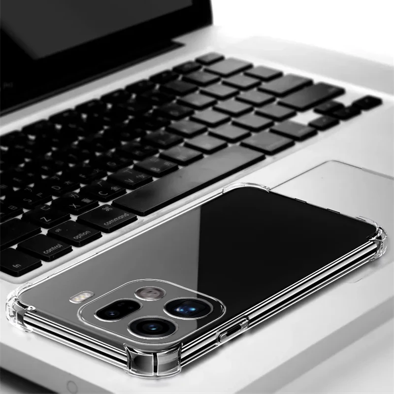 Find X9/X9 Pro Hülle für OPPO Find X9 Pro, stoßfeste Rückseite, transparente Silikonhülle für OPPO Find X9 Pro, Schutzhülle