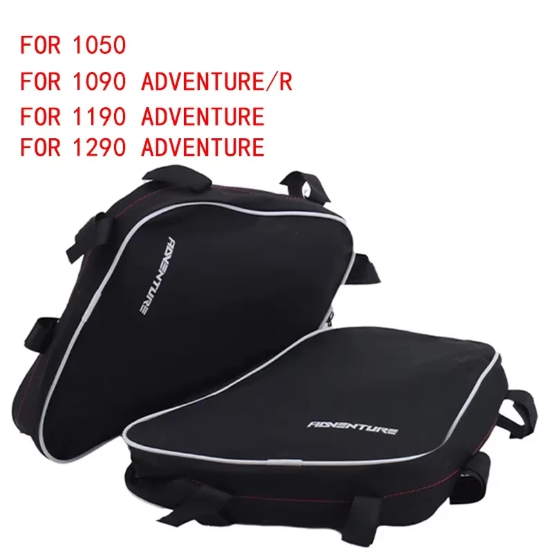 Motorcycle Frame Crash Bar Bags Fit For 1090 1190 1290 ADV 1090Adventure R 1050 Accessories Anti-collision Bar Storage Bag