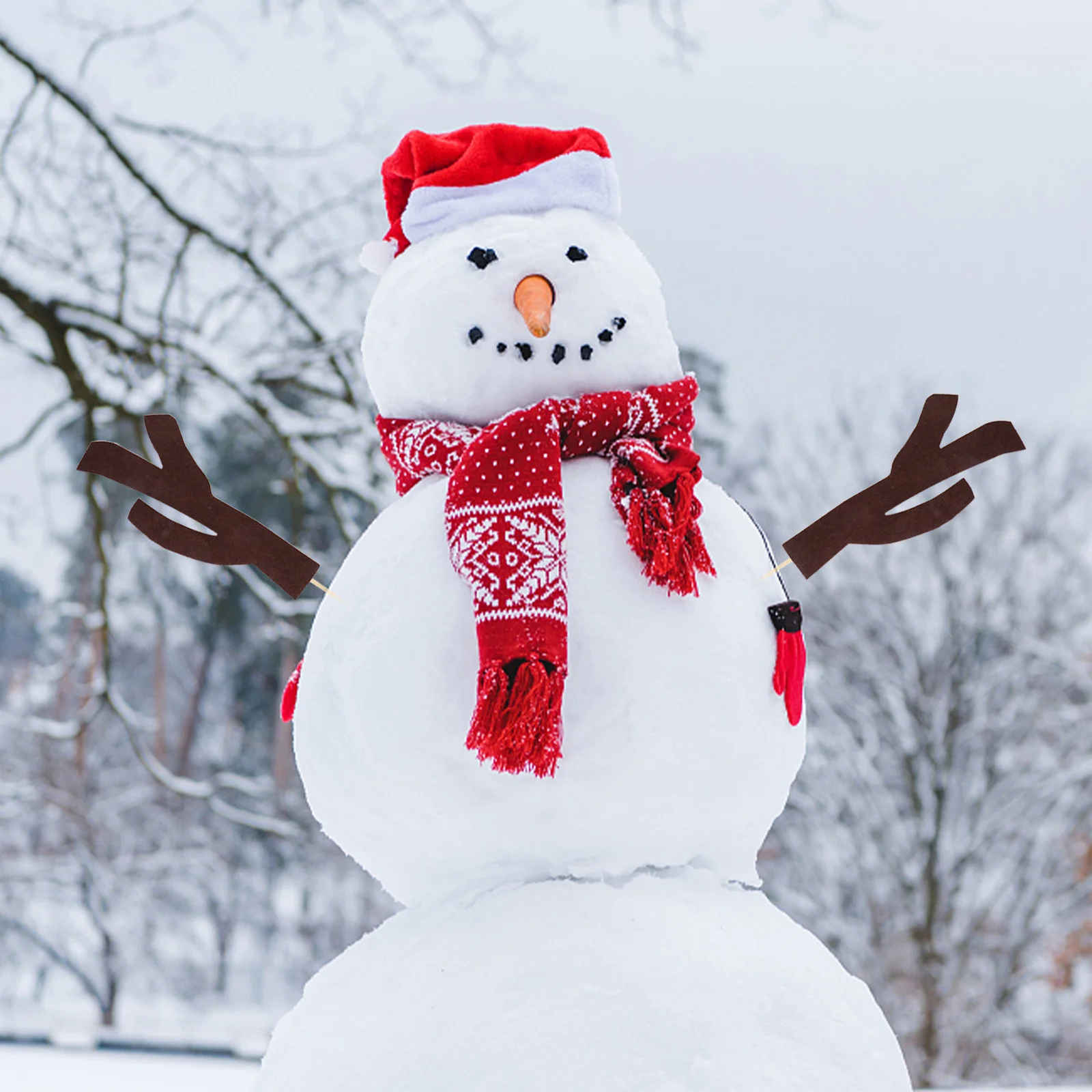 

Snowman Dressing Kit Christmas Decoration Winter Outdoor Festival Xmas Decor Kids Family Diy Party Activity