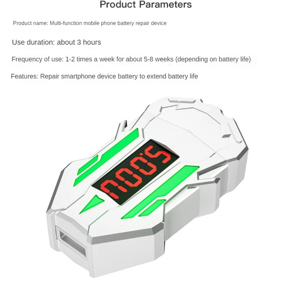 Hot New Mobile Phone Battery Repairer Smart Modulation Temperature Control Overcharge Protection Voltage and Current Detector
