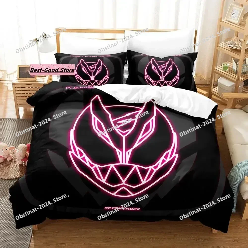 Kamen Rider REVICE Bedding Set Single Twin Full Queen King Size Bed Set Aldult Kid Bedroom Duvetcover Sets 3D Print Anime Game
