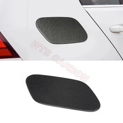 Real Carbon Fiber Fuel Tank Cap Oil Cover Filler Panel For Volkswagen VW Golf 7 MK7 MK7.5 2014-2018