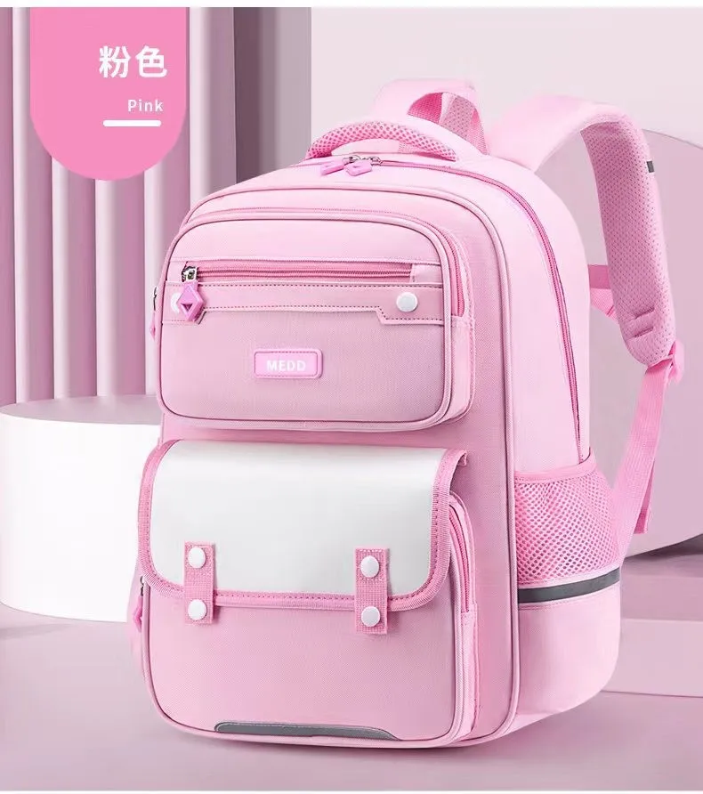 2024 waterproof Children School Bags For Girls Boys Kids Backpack Orthopedic Backpack schoolbag Primary School backpack mochila